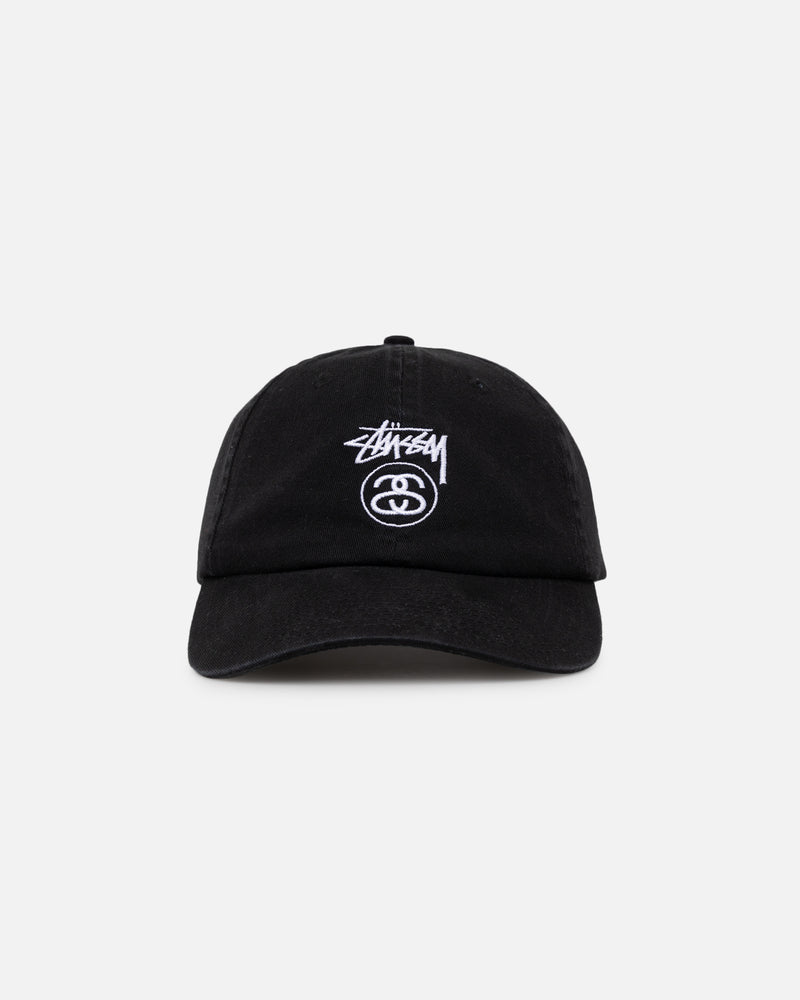 Stussy stock low pro cheap cap black