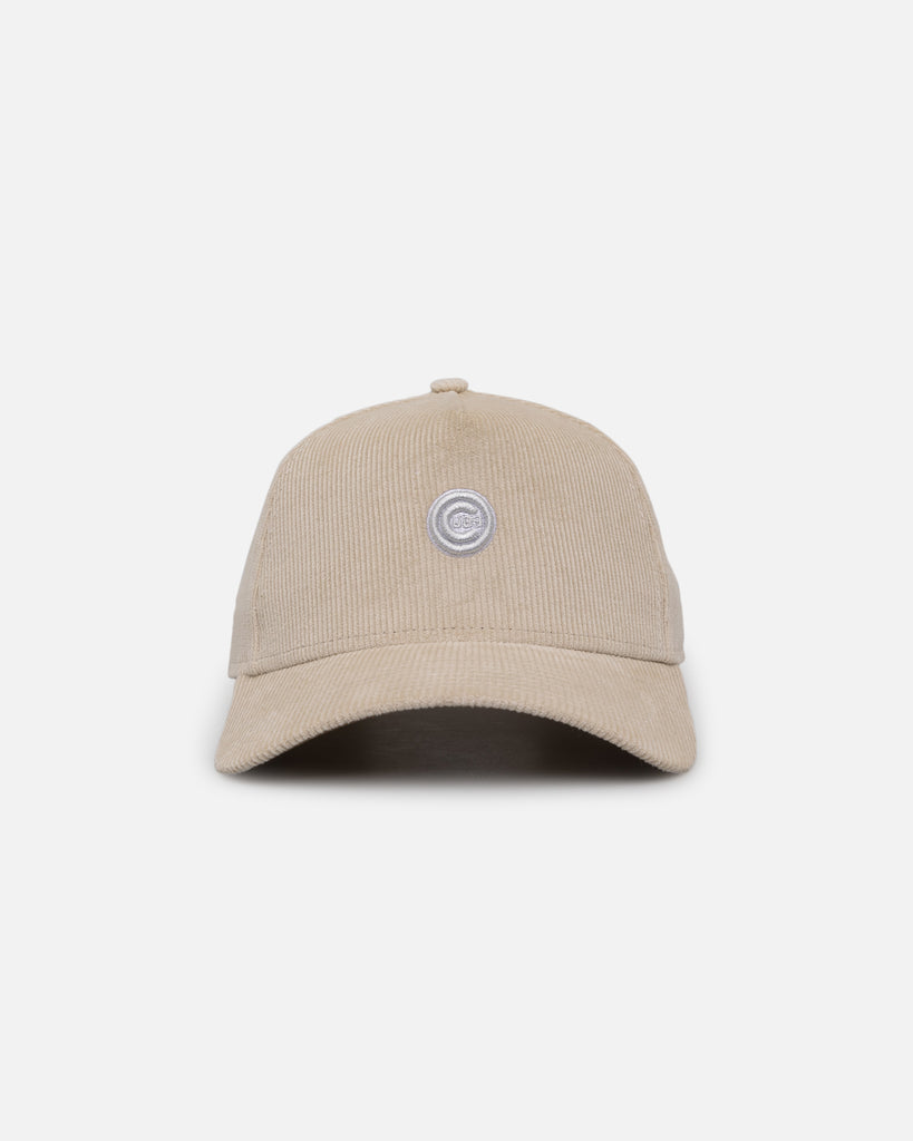 New Era Chicago Cubs 'Micro Cord Cream' 9FORTY A-Frame Snapback Cream ...