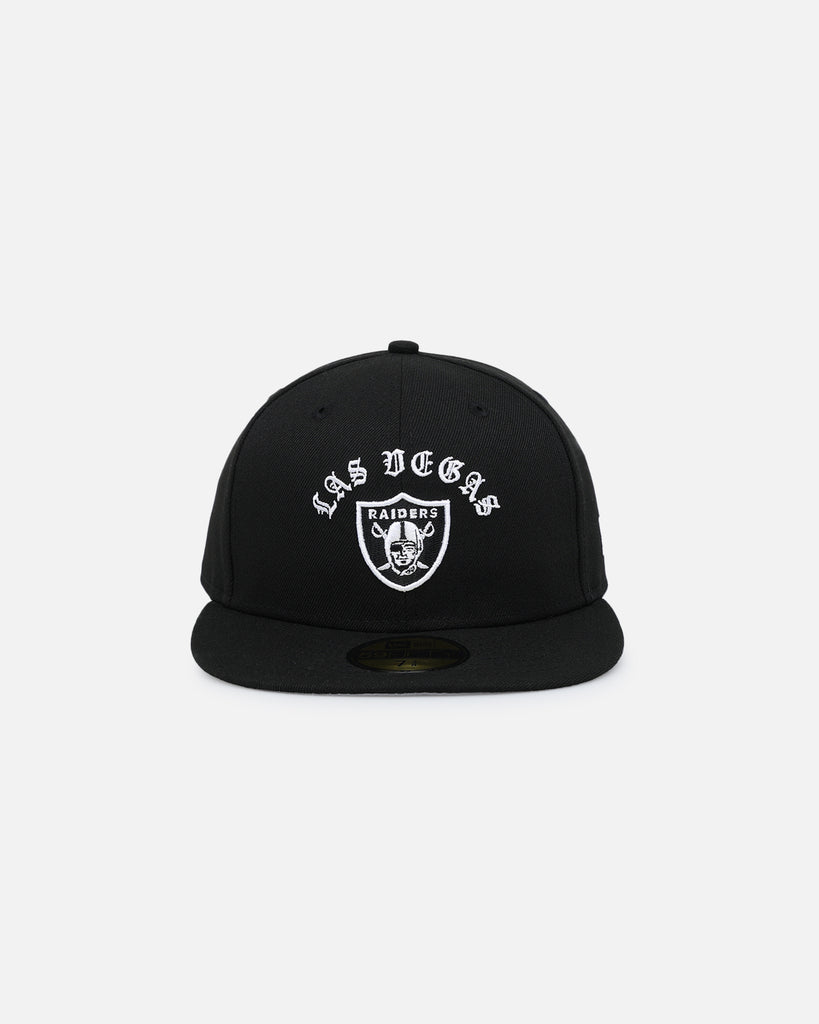 New Era Las Vegas Raiders 'Gothic Arch' 59FIFTY Fitted Black/White ...