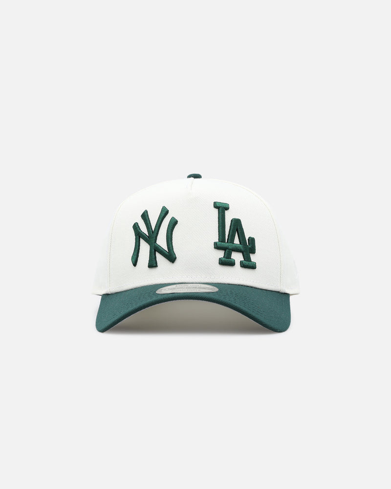 New Era New York Yankees X Los Angeles Dodgers 'Dual Logo' 9FORTY A-Frame Snapback Chrome/Dark Green