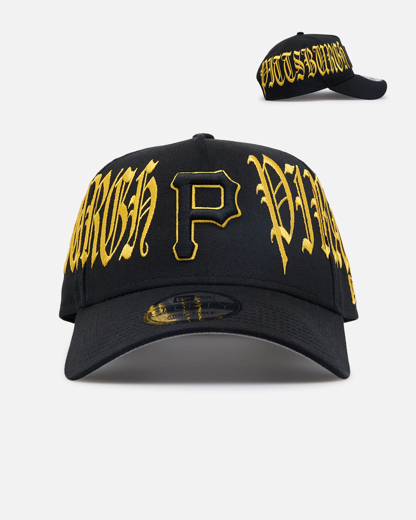 New Era Pittsburgh Pirates 'Goth Script' 9FORTY A-Frame Snapback Black ...