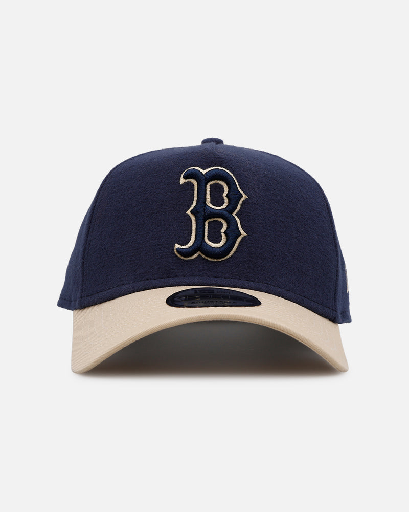 New Era New Era Boston Red Sox 'Moleskin' 9FORTY A-Frame Snapback Navy