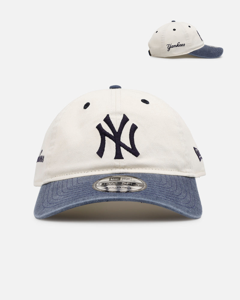 New Era York Yankees 'Sidescript' 9TWENTY Strapback Navy