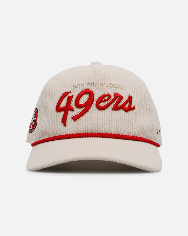 47 Brand 47 Brand San Francisco 49ers 'Natural Script' Premium Hitch Corduroy Snapback Natural