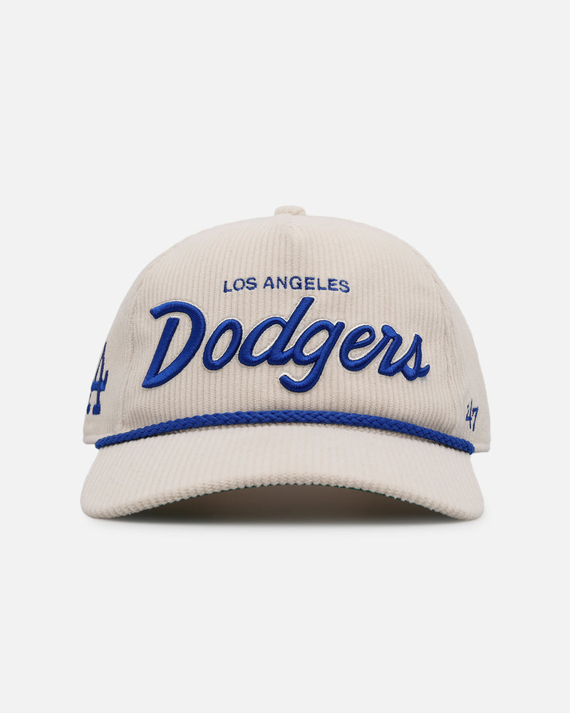 47 Brand Los Angeles Dodgers 'Natural Script' Premium Hitch Corduroy Snapback