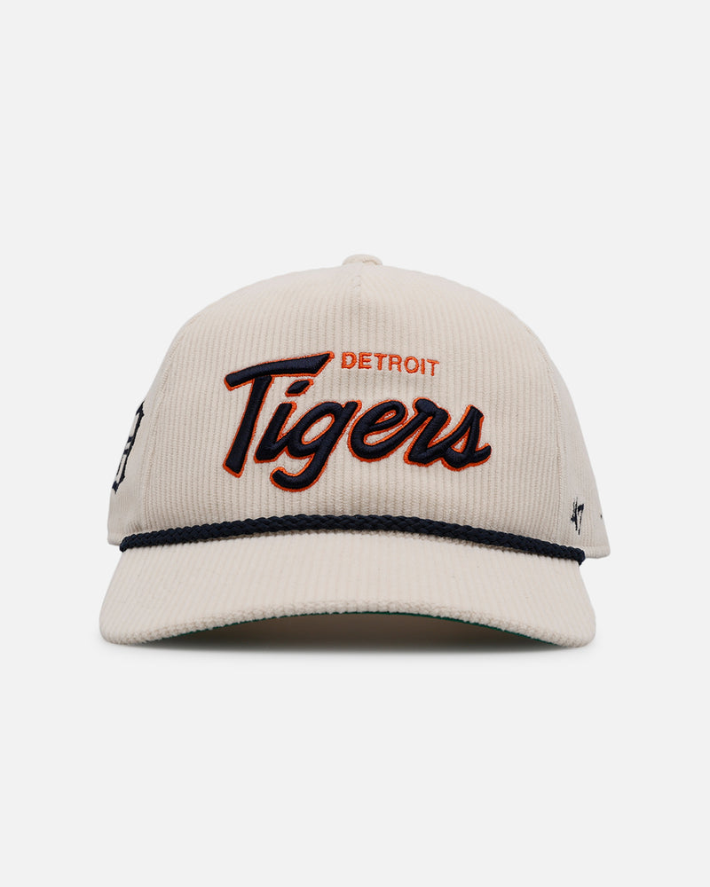 47 Brand Detroit Tigers 'Natural Script' Premium Hitch Corduroy Snapback Natural