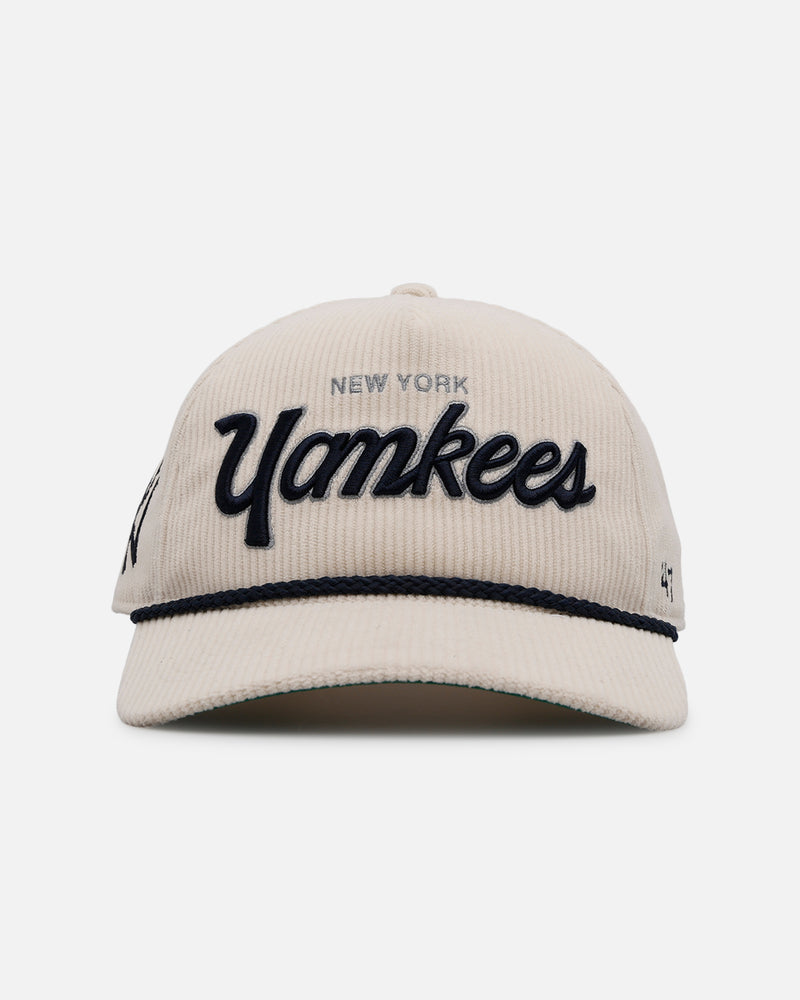 47 Brand New York Yankees 'Natural Script' Premium Hitch Corduroy Snapback