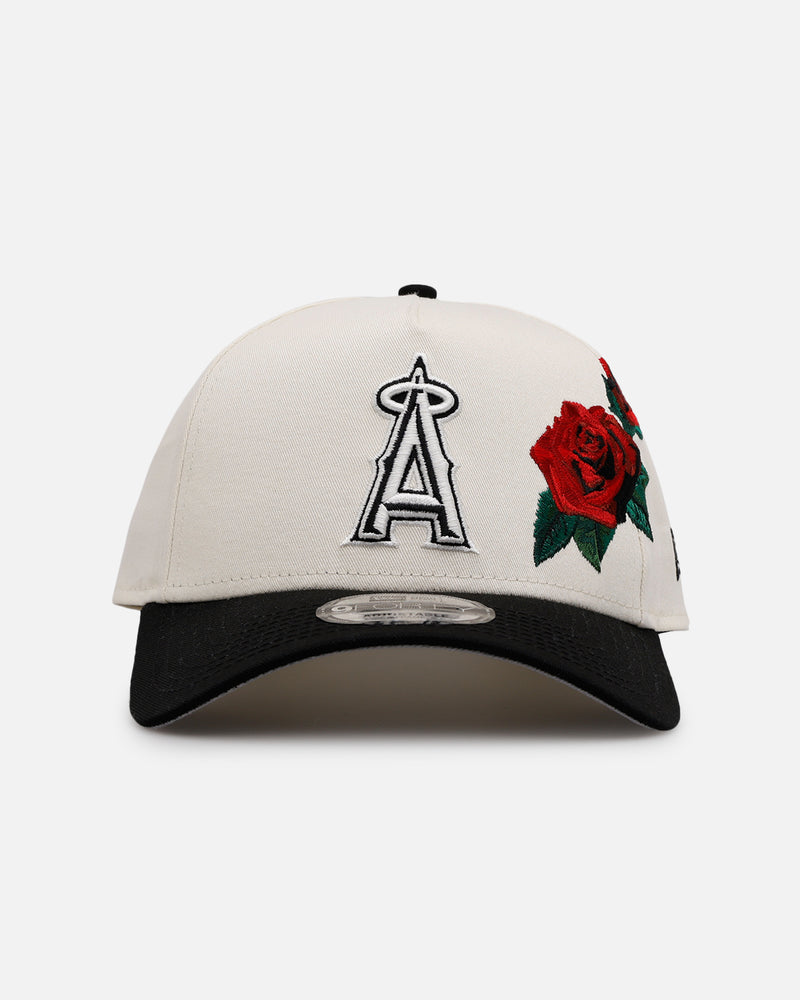 New Era Anaheim Angels 'Chrome Black Roses' 9FORTY A-Frame Snapback Chrome/Black