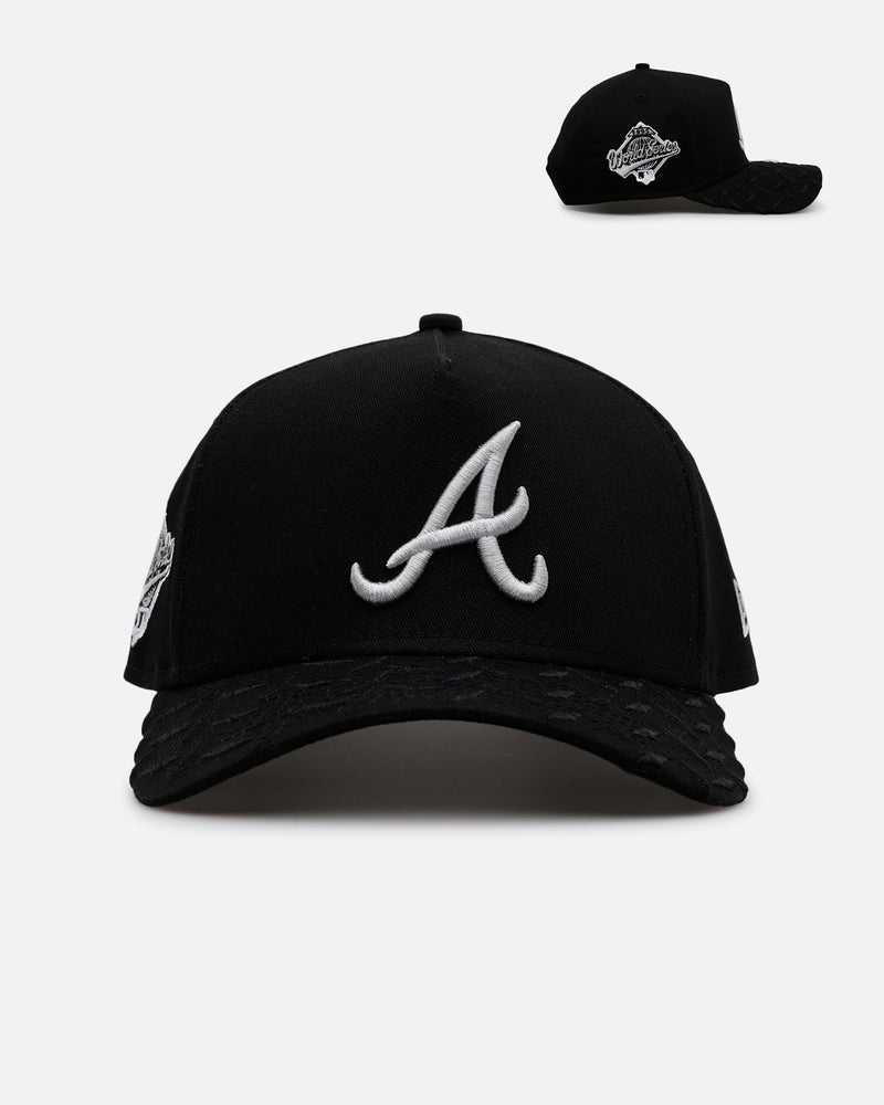 New Era Atlanta Braves 'Dark Steel' 9FORTY A-Frame Snapback Black/Grey