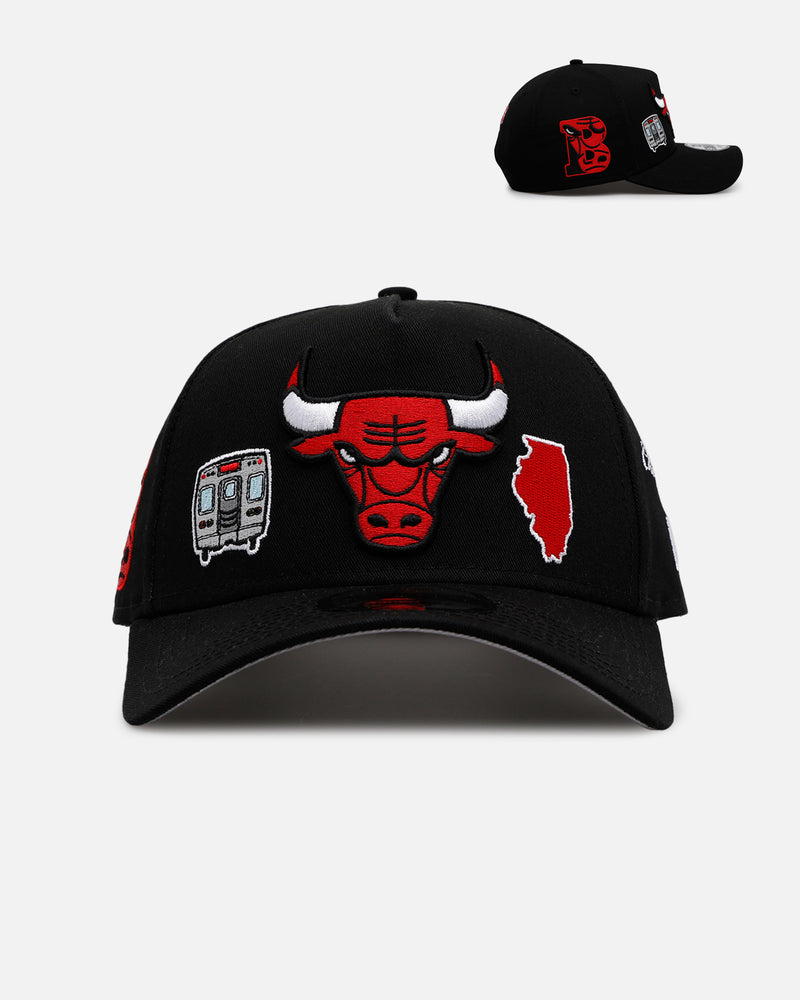 New Era Chicago Bulls 'City Icons' 9FORTY A-Frame Snapback Black