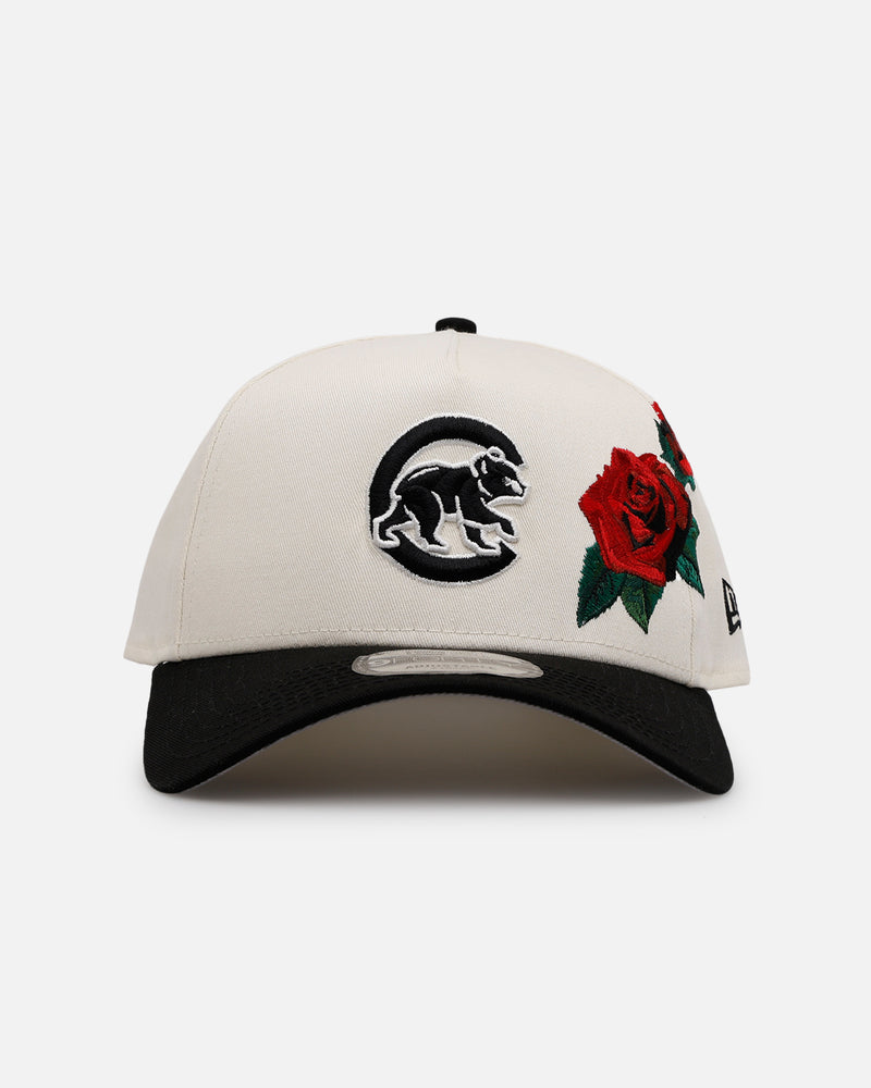 New Era Chicago Cubs 'Chrome Black Roses' 9FORTY A-Frame Snapback Chrome/Black