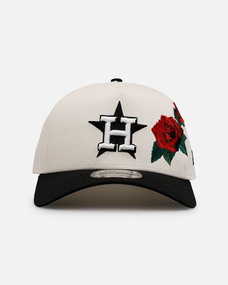 New Era Houston Astros 'Chrome Black Roses' 9FORTY A-Frame Snapback Chrome/Black