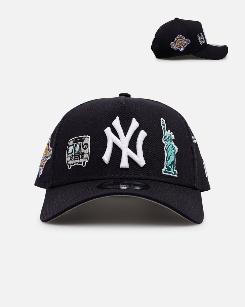 New Era New Era New York Yankees 'City Icons' 9FORTY A-Frame Snapback Navy