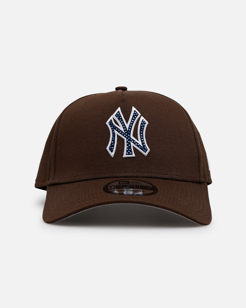 New Era New Era New York Yankees 'Diamante' 9FORTY A-Frame Snapback Walnut