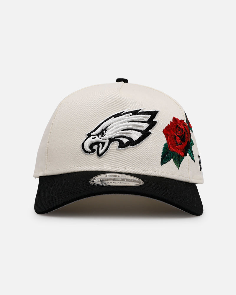 New Era Philadelphia Eagles 'Chrome Black Roses' 9FORTY A-Frame Snapback Chrome/Black