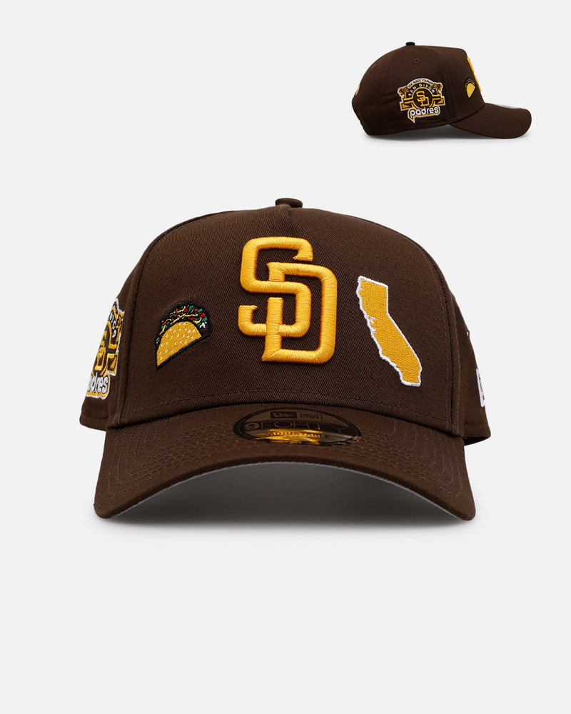 New Era San Diego Padres 'City Icons' 9FORTY A-Frame Snapback Brown