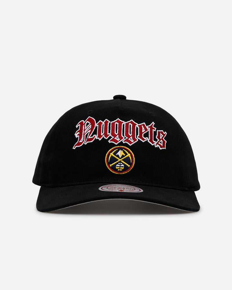 MITCHELL & NESS Mitchell & Ness Denver Nuggets 'Old English' Caddy Fit Snapback Black