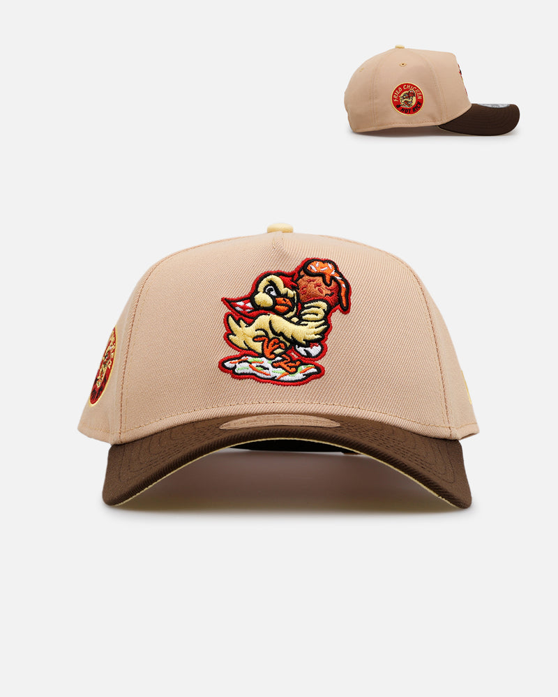 New Era New Era Akron RubberDucks 'MILB Theme Night' 9FORTY A-Frame Snapback Tan/Brown