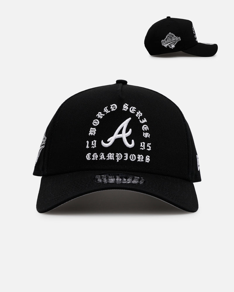 New Era New Era Atlanta Braves 'Gothic Arch 2.0' 9FORTY A-Frame Snapback Black/White