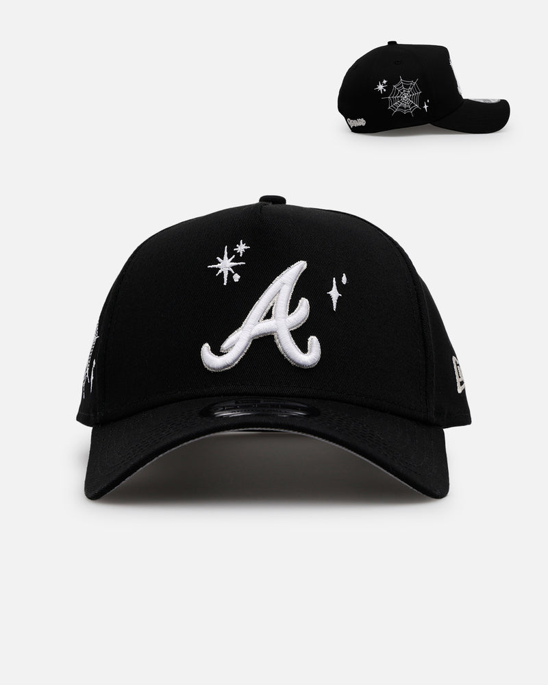 New Era Atlanta Braves 'Grit 3.0' 9FORTY A-Frame Snapback Black/White