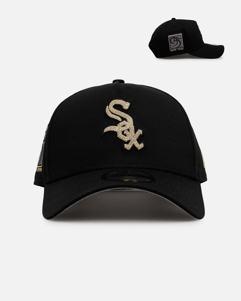 New Era Chicago White Sox 'Raised Metallic Chainstitch' 9FORTY A-Frame Snapback