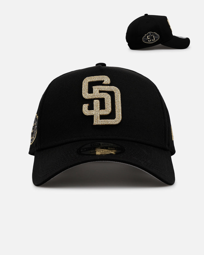 New Era San Diego Padres 'Raised Metallic Chainstitch' 9FORTY A-Frame Snapback