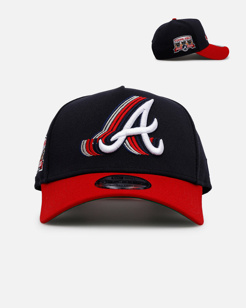 New Era New Era Atlanta Braves 'Cascade' 9FORTY A-Frame Snapback Navy