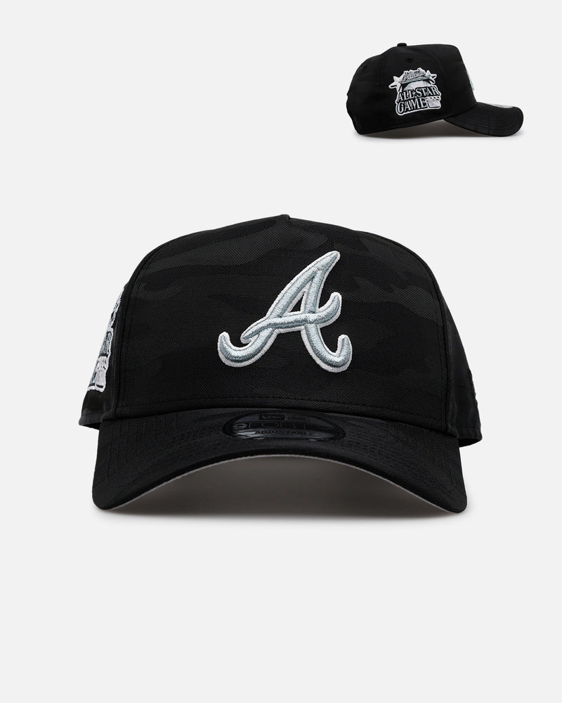 New Era New Era Atlanta Braves 'Icy Camo' 9FORTY A-Frame Snapback Black/Camo