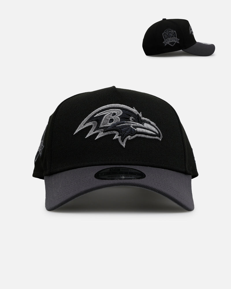 New Era Baltimore Ravens 'Stealth' 9FORTY A-Frame Snapback Black/Charcoal