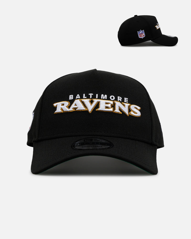 New Era Baltimore Ravens 'Throwback Bowl' 9FORTY A-Frame Snapback Black