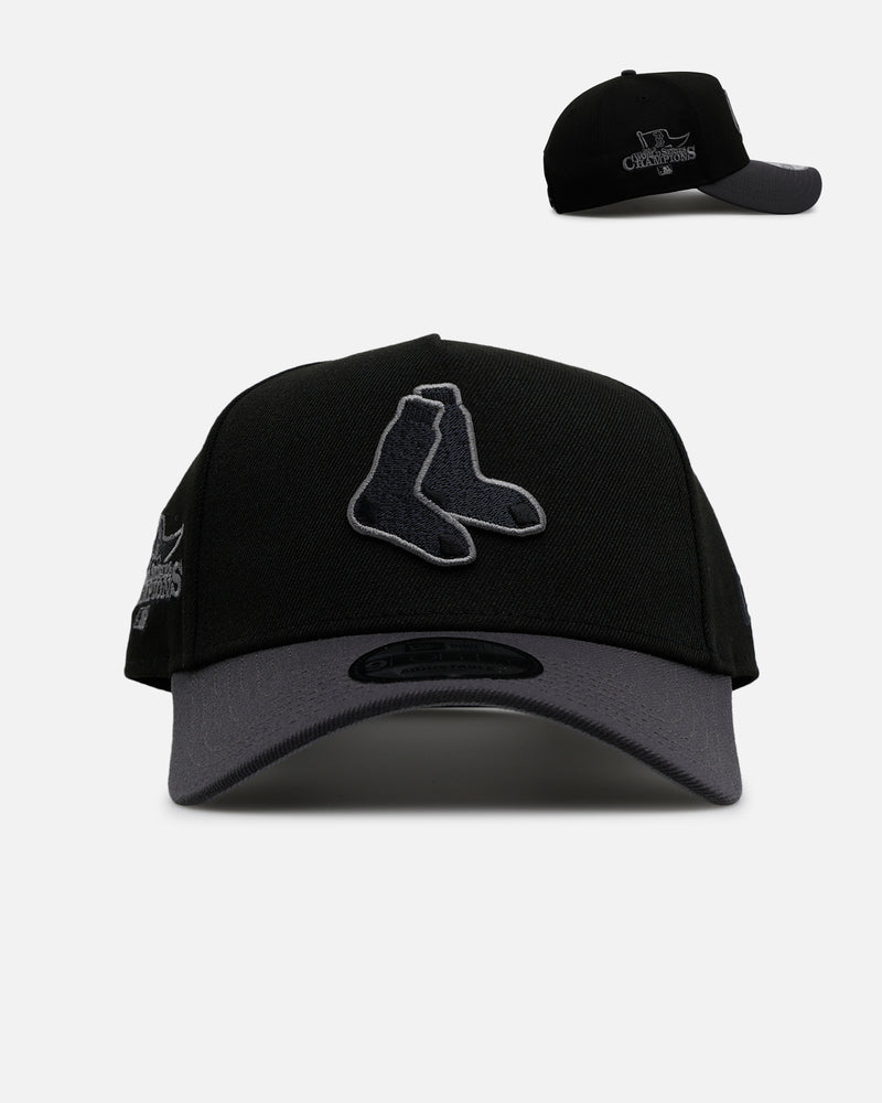 New Era Boston Red Sox 'Stealth' 9FORTY A-Frame Snapback Black/Charcoal