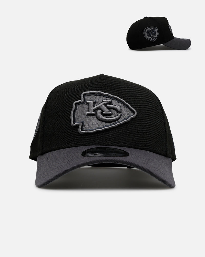 New Era New Era Kansas City Chiefs 'Stealth' 9FORTY A-Frame Snapback Black/Charcoal