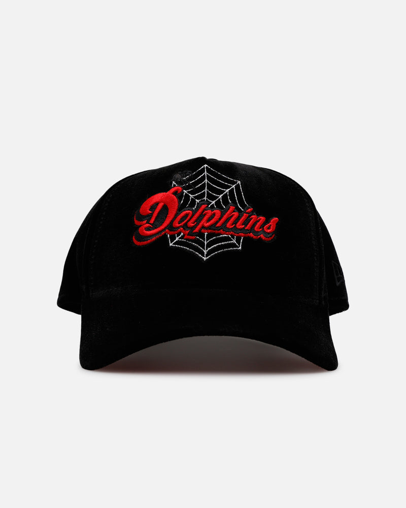 New Era Miami Dolphins 'Spider Web' 9FORTY A-Frame Snapback Black/Red