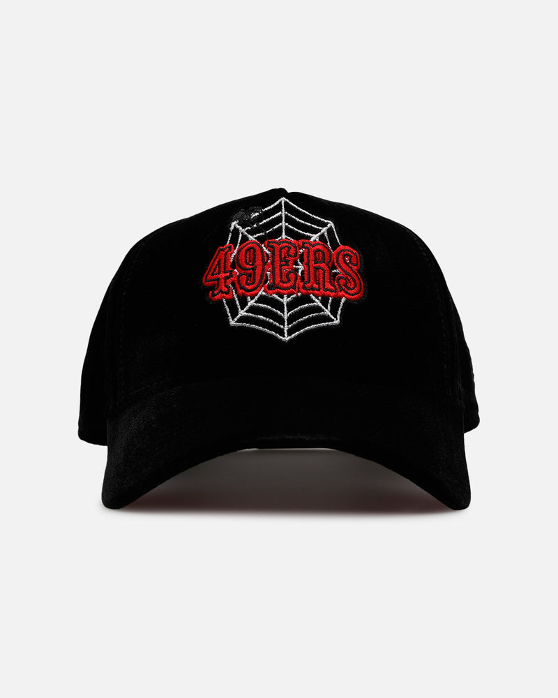 New Era New Era San Francisco 49ers 'Spider Web' 9FORTY A-Frame Snapback Black/Red