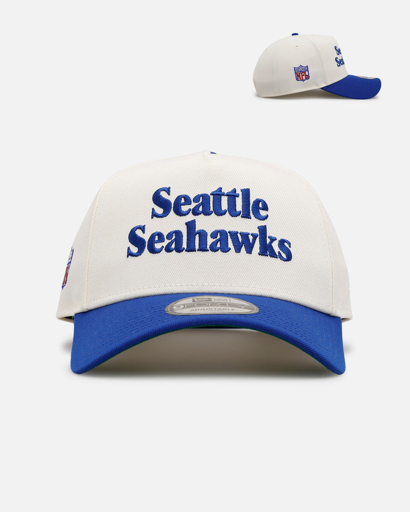 New Era New Era Seattle Seahawks 'Throwback Bowl' 9FORTY A-Frame Snapback Chrome/OTC