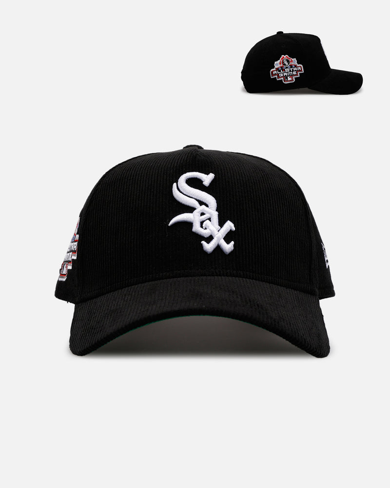 New Era Chicago White Sox 'Black Cord' 9FORTY A-Frame Corduroy Snapback