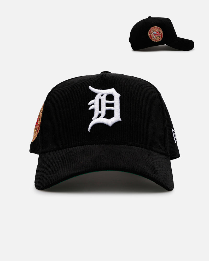 New Era Detroit Tigers 'Black Cord' 9FORTY A-Frame Corduroy Snapback Black