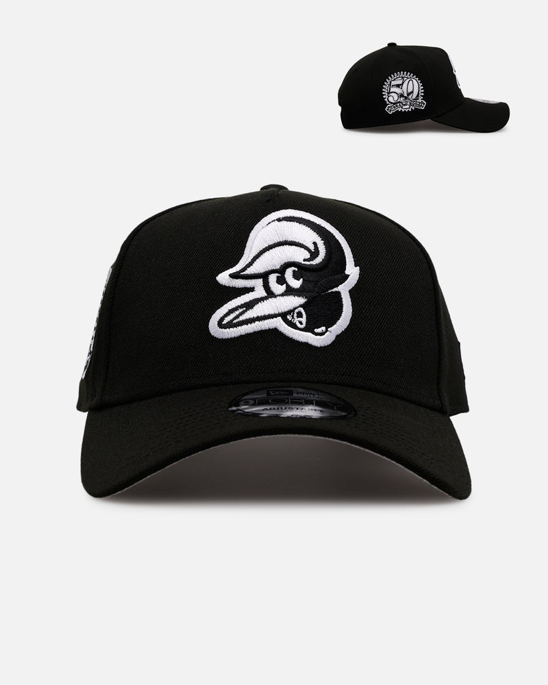 New Era Baltimore Orioles 'Black White Upside Down Logo' 9FORTY A-Frame