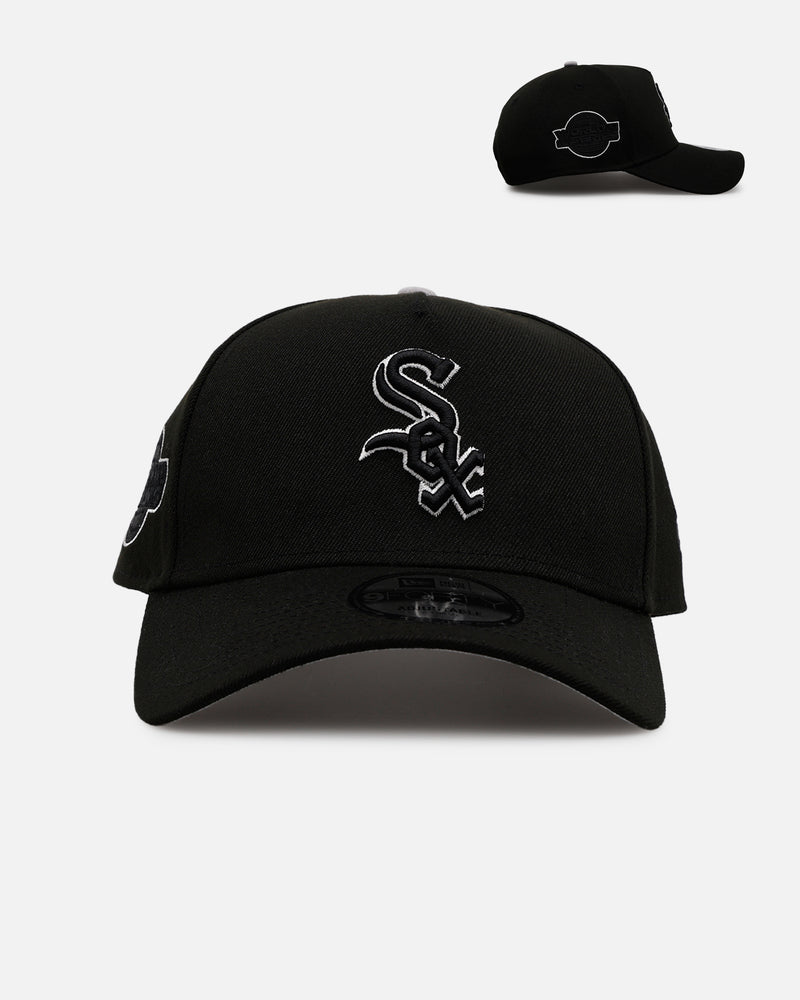 New Era Chicago White Sox 'Outline' 9FORTY A-Frame Snapback Black