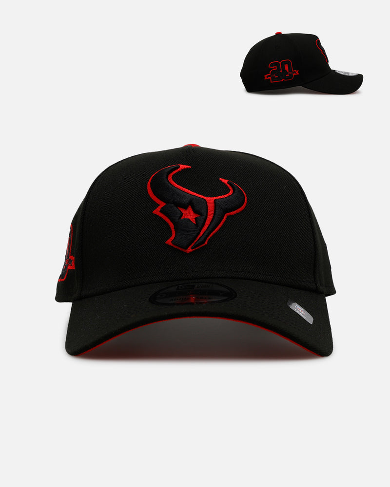 New Era Houston Texans 'Outline' 9FORTY A-Frame Snapback Black