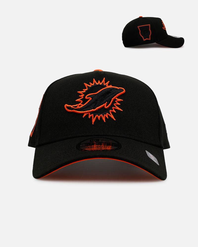 New Era Miami Dolphins 'Outline' 9FORTY A-Frame Snapback Black