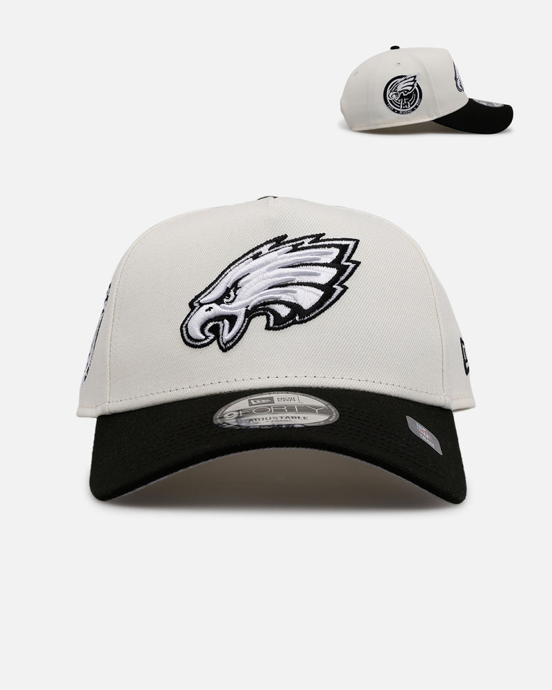 New Era Philadelphia Eagles 'Chrome Black' 9FORTY A-Frame Snapback Chrome/Black