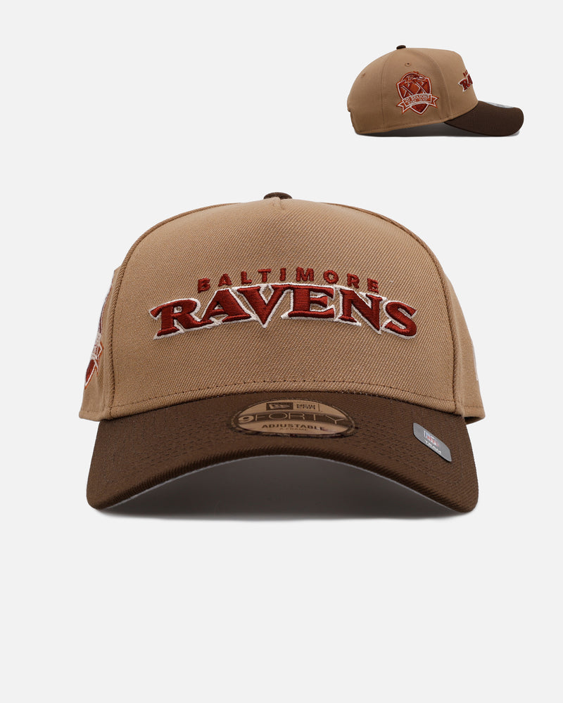 New Era Baltimore Ravens 'Thanksgiving Football' 9FORTY A-Frame Snapback Khaki