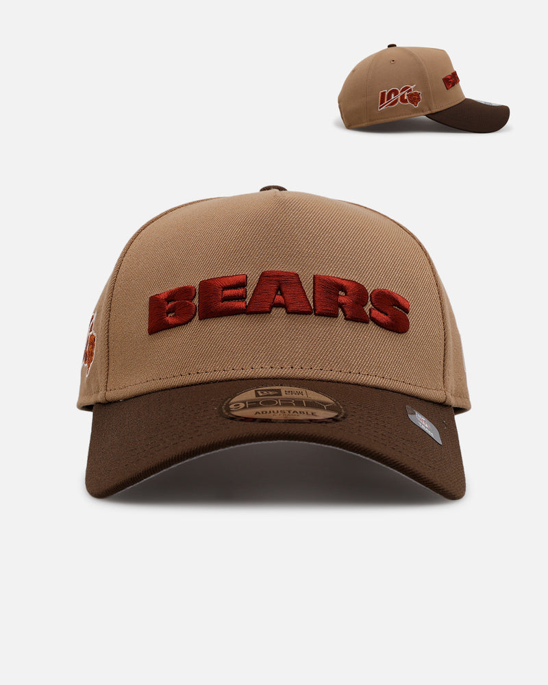 New Era Chicago Bears 'Thanksgiving Football' 9FORTY A-Frame Snapback Khaki