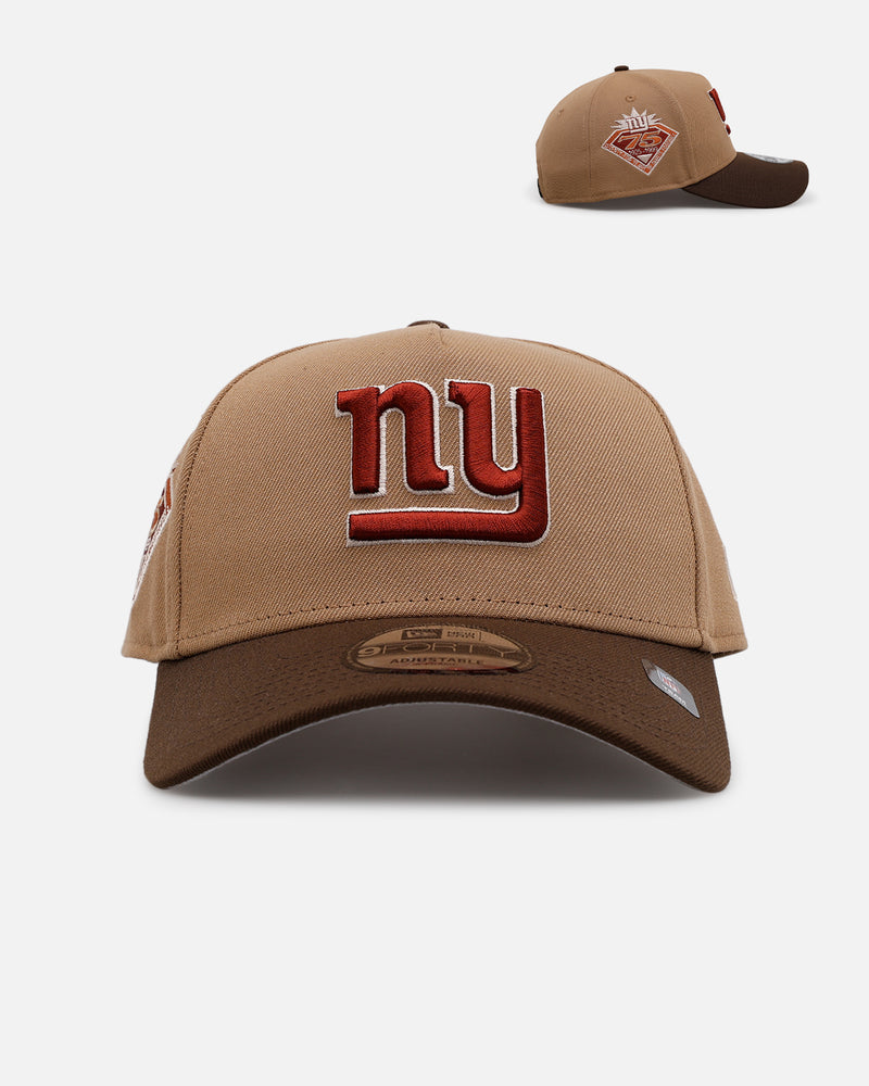 New Era York Giants 'Thanksgiving Football' 9FORTY A-Frame Snapback Khaki