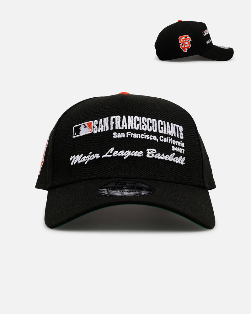 New Era New Era San Francisco Giants 'Workleague' 9FORTY A-Frame Snapback Black