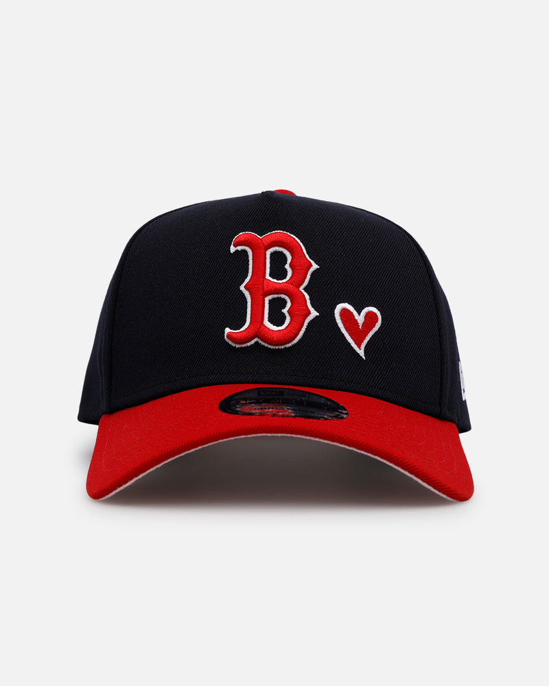 New Era New Era Boston Red Sox 'Heart' 9FORTY A-Frame Snapback Navy/Red