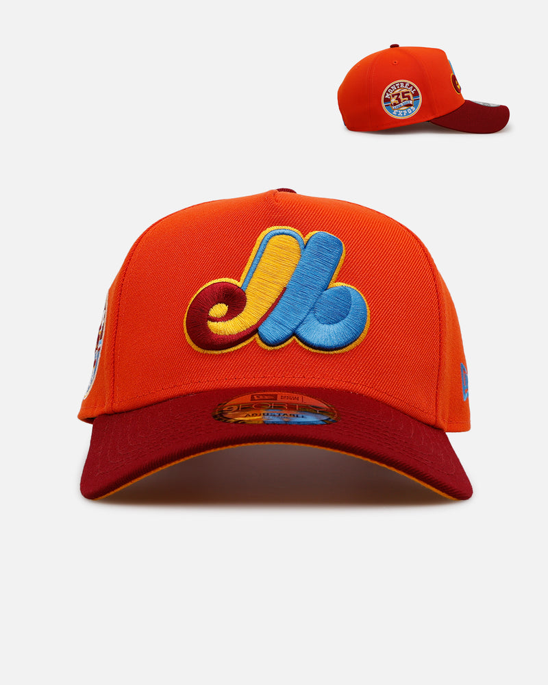 New Era New Era Montreal Expos 'Horizon' 9FORTY A-Frame Snapback Orange