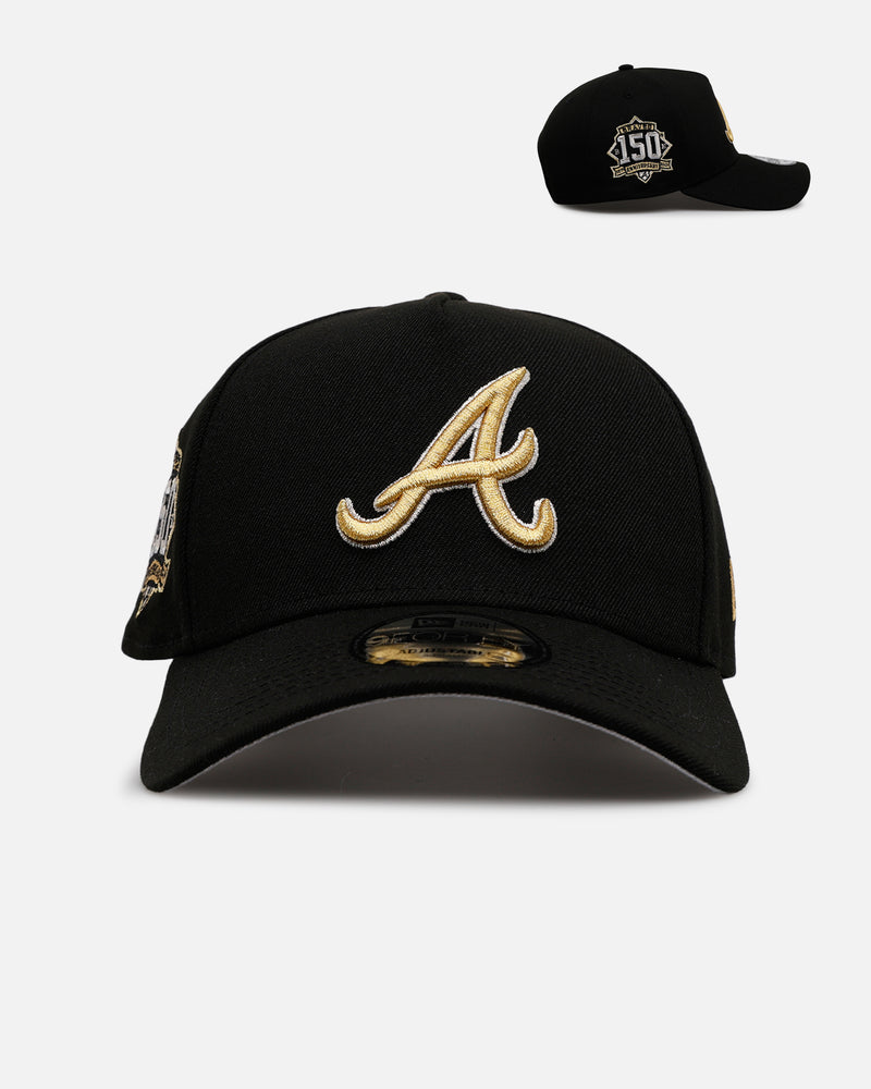 New Era New Era Atlanta Braves 'New Year's Eve' 9FORTY A-Frame Snapback Gold/Silver