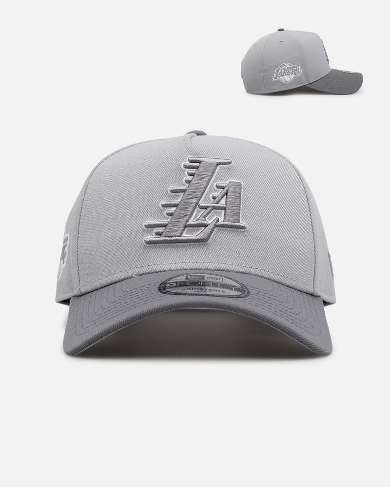 New Era New Era Los Angeles Lakers 'Smoke' 9FORTY A-Frame Snapback Smoke